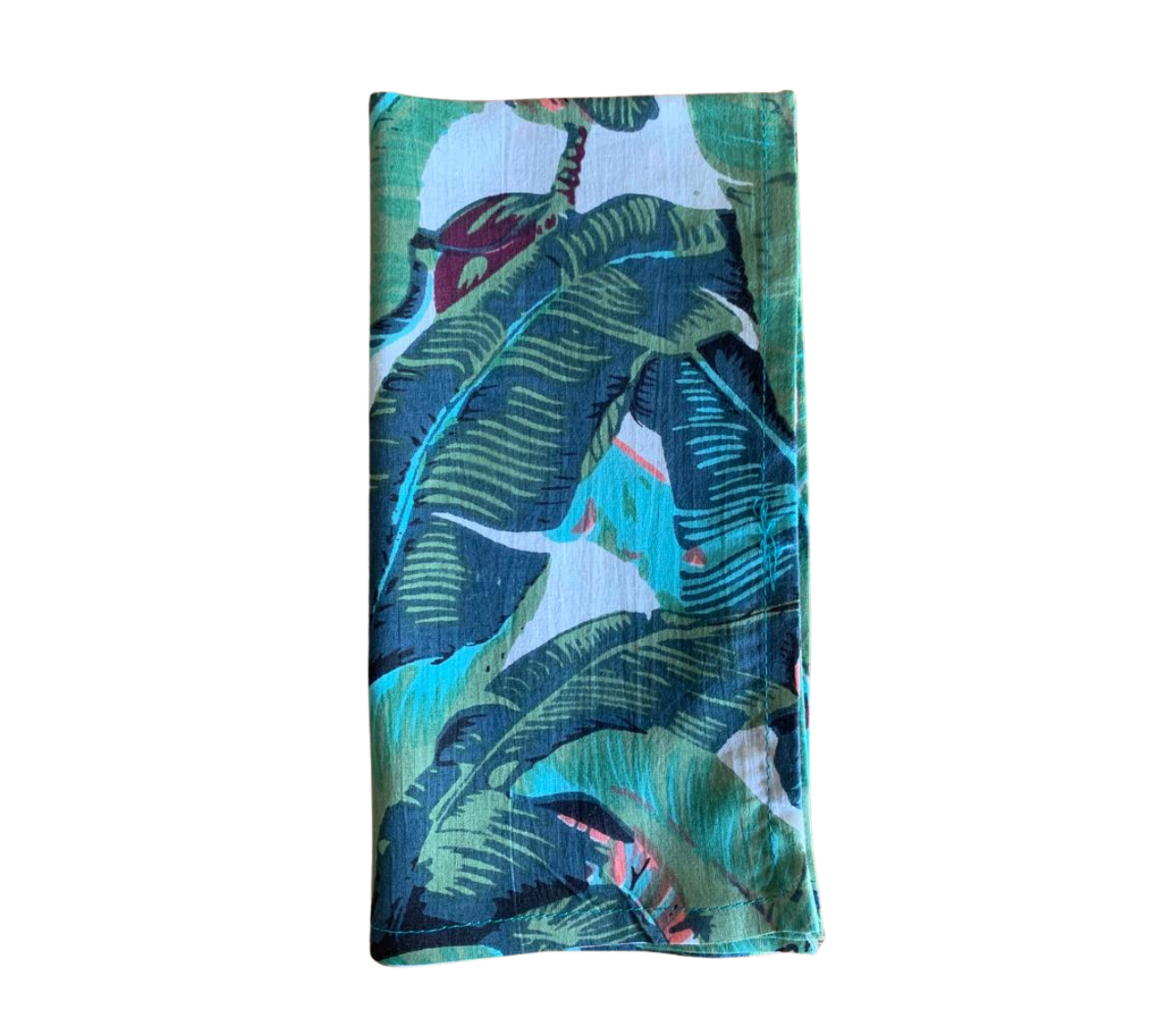 TROPICAL GREEN NAPKIN SET OF 5
